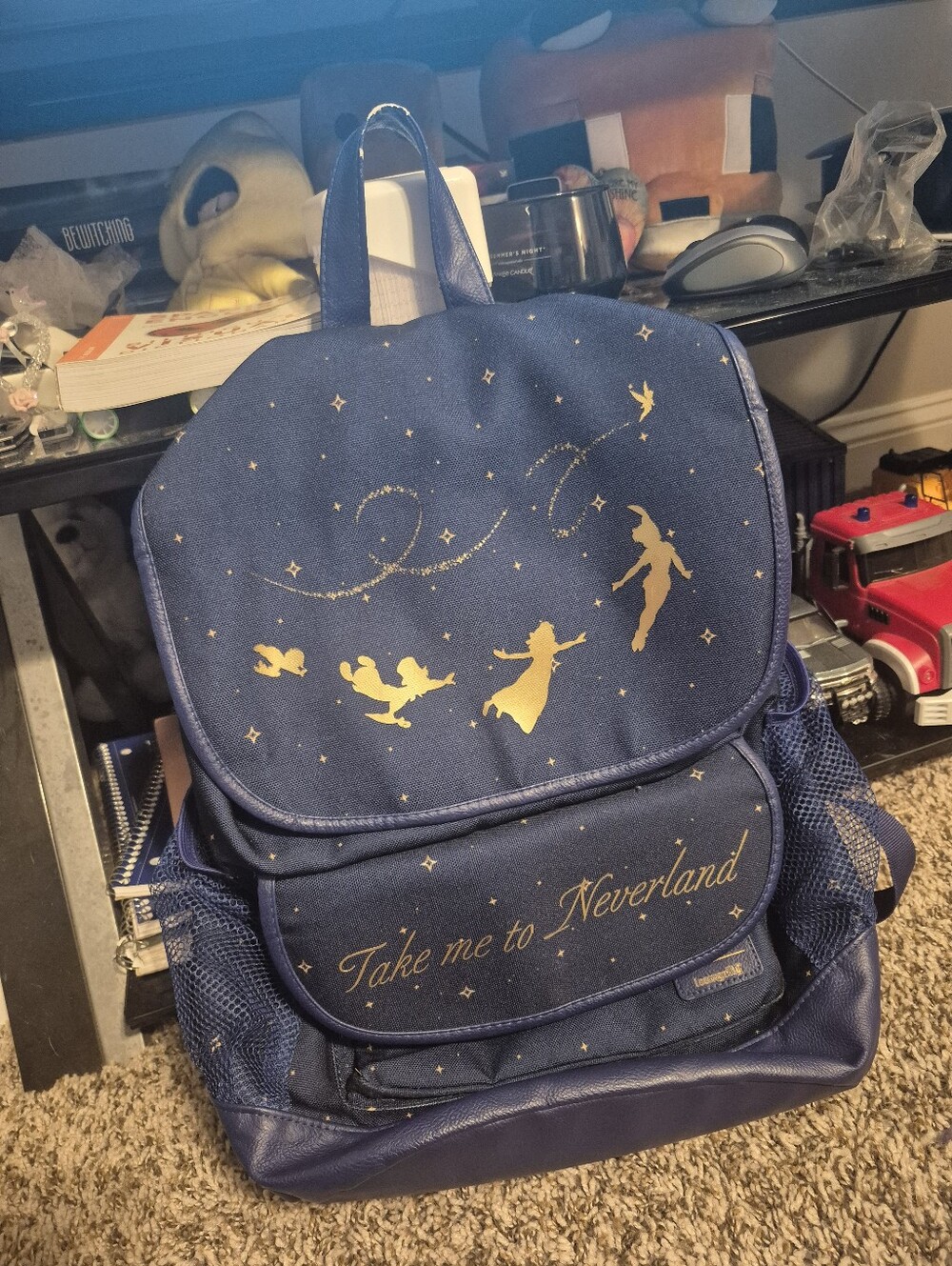 Loungefly peter pan nylon bag